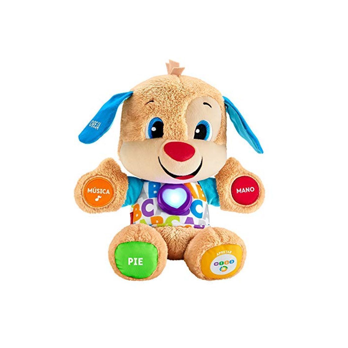 Social Fisher-Price Perrito primeros descubrimientos, juguete bebé +6 meses