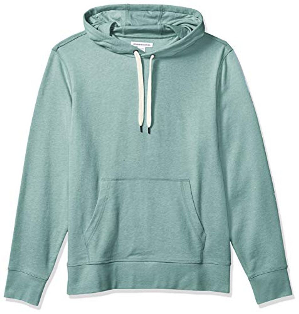 Moda Amazon Essentials Sudadera Ligera de Felpa Francesa con Capucha. Fashion-Hoodies, Verde Azulado,