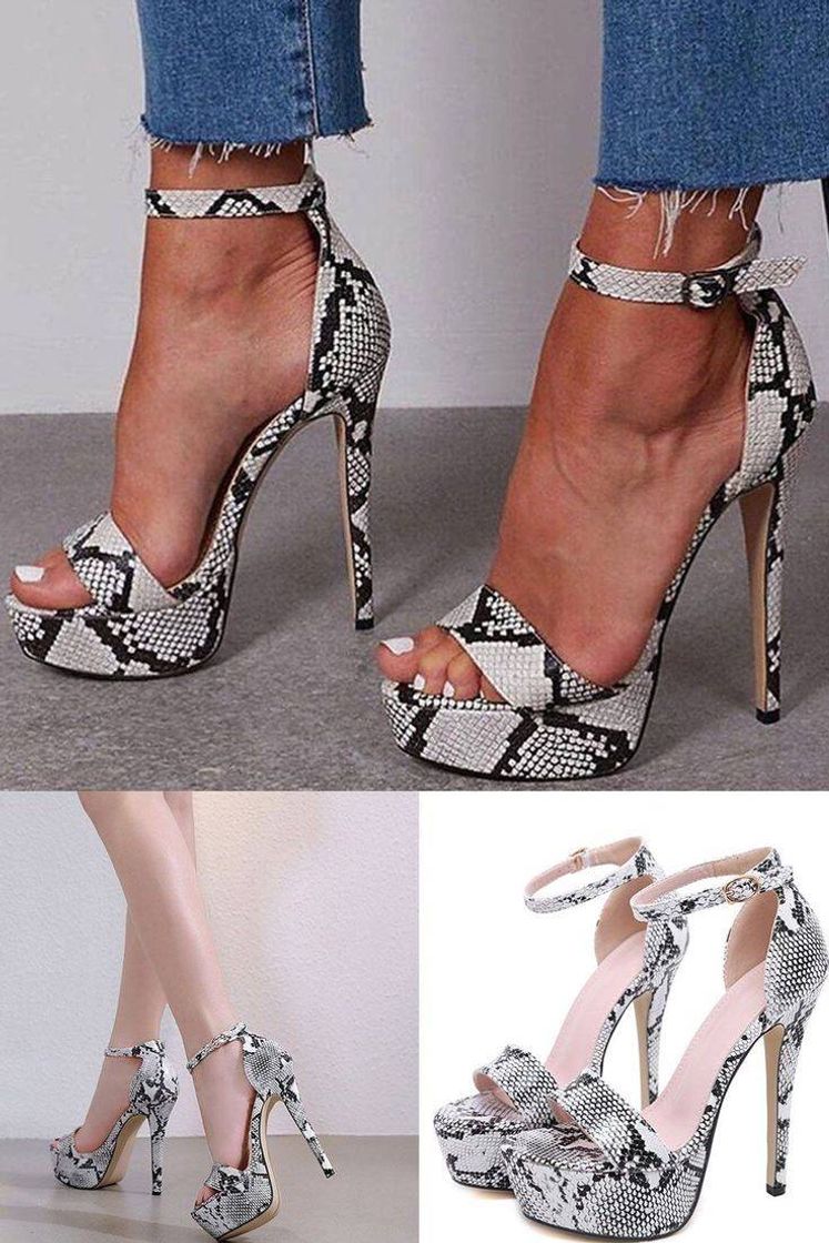 Fashion snake heels