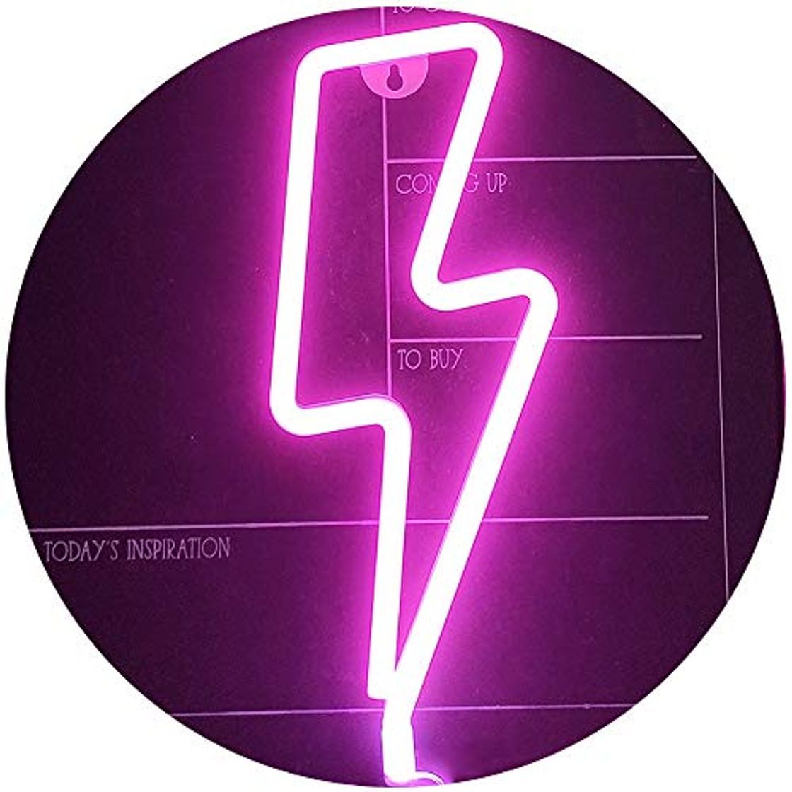 Social Forma de rayo LED Luz de neón Arte decorativo Luces decorativas Decoración