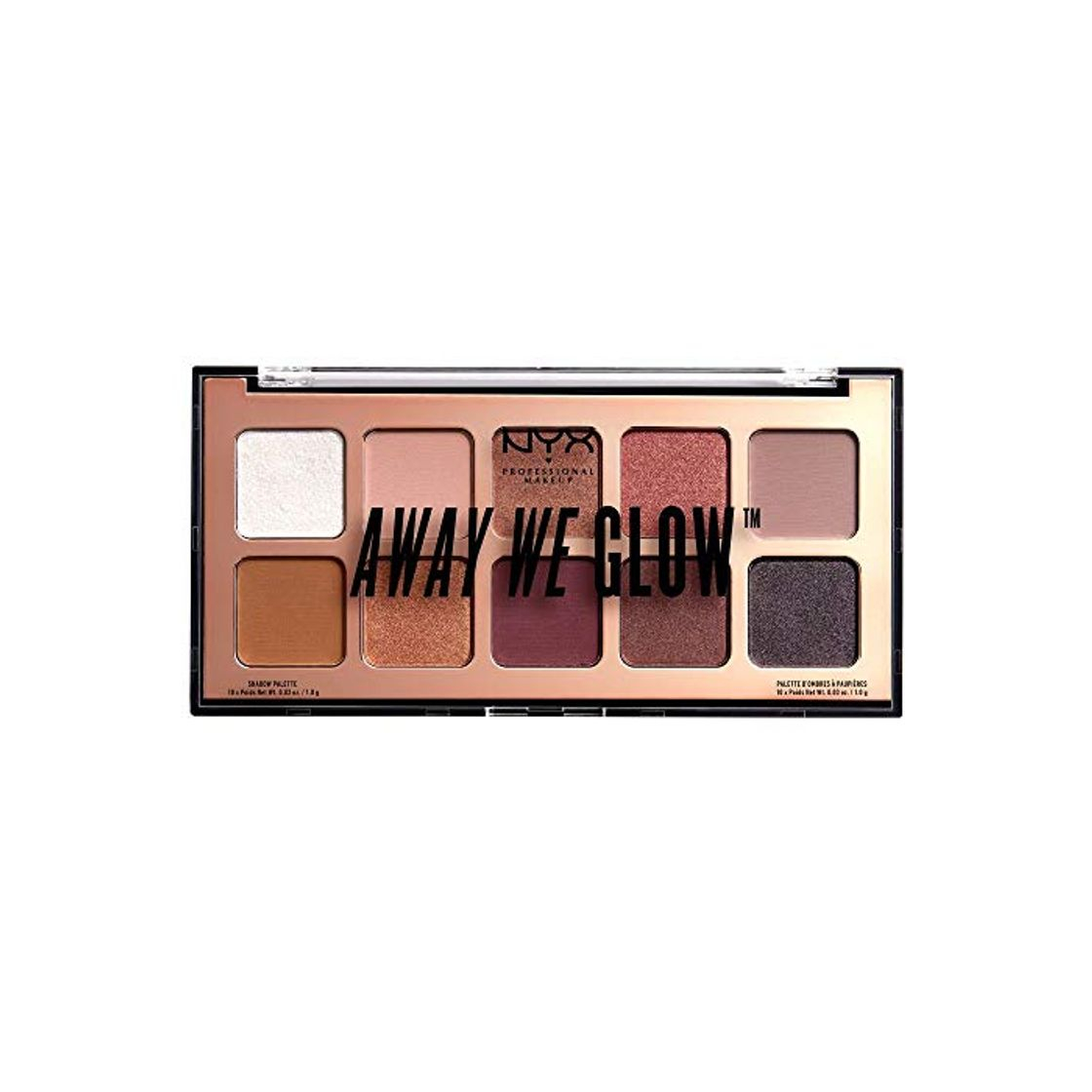 Fitness NYX PROFESSIONAL MAKEUP Paleta de Sombras de Ojos Away We Shadow Palette