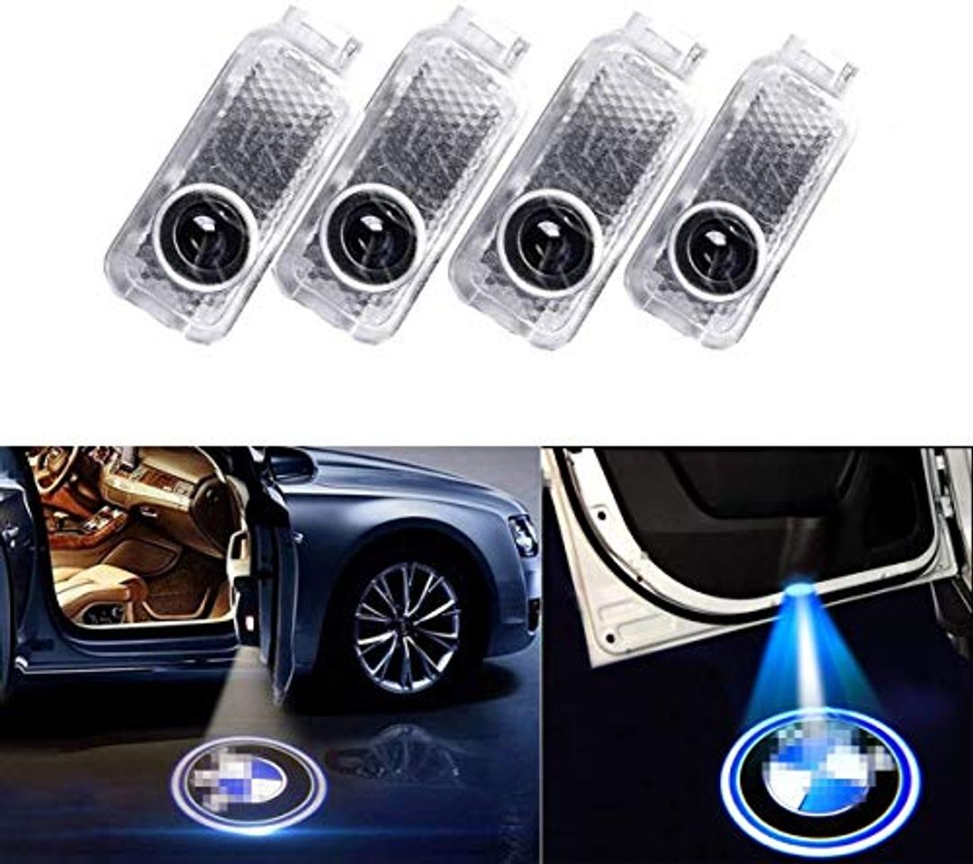 Product 4 PCS Luz de Puerta de Coche 3D Logo Proyector Láser LED