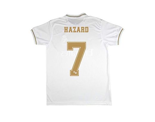 Real Madrid Camiseta Primera Equipación Talla Adulto Hazard Producto Oficial Licenciado Temporada