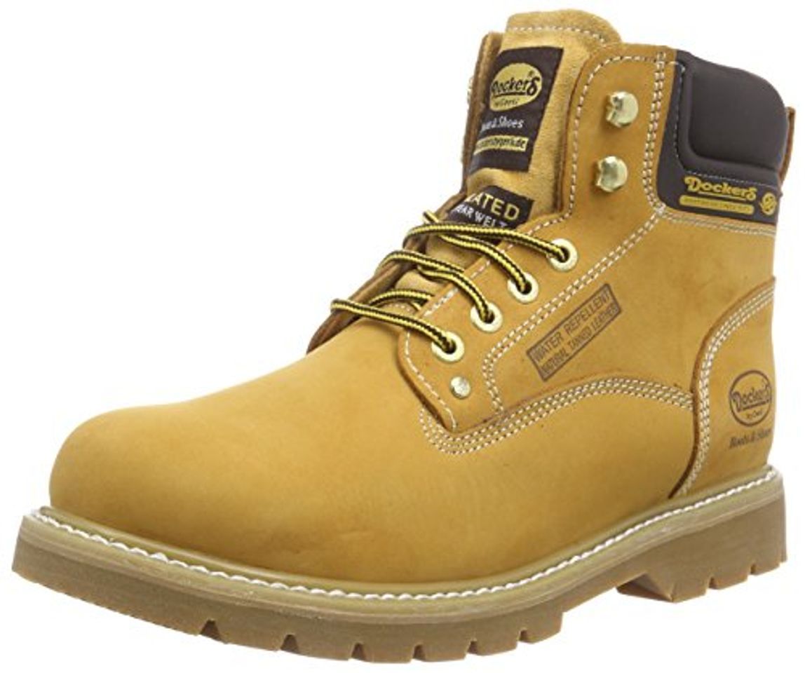 Moda Dockers 23da104, Botas Militar para Hombre, Amarillo