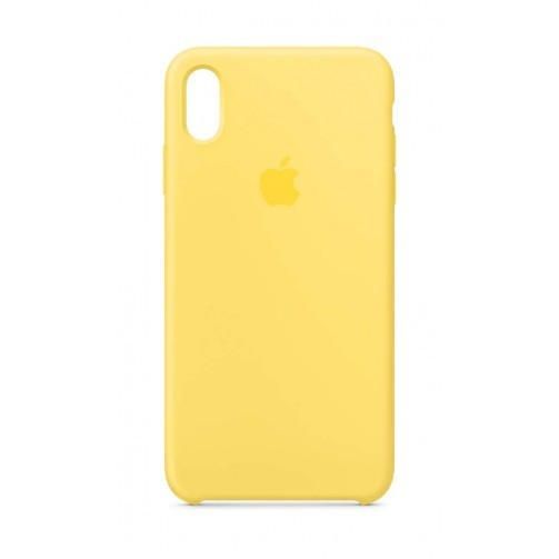 Funda Silicone Case para el iPhone XS Max - Amarillo suave ...