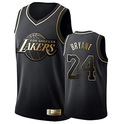 Camiseta de Baloncesto para Hombre, Los Angeles Lakers #24 Kobe Bryant. Bordado