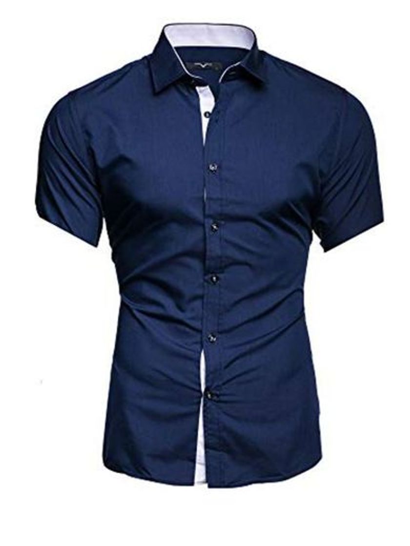 Social Kayhan Hombre Camisa Manga Corta