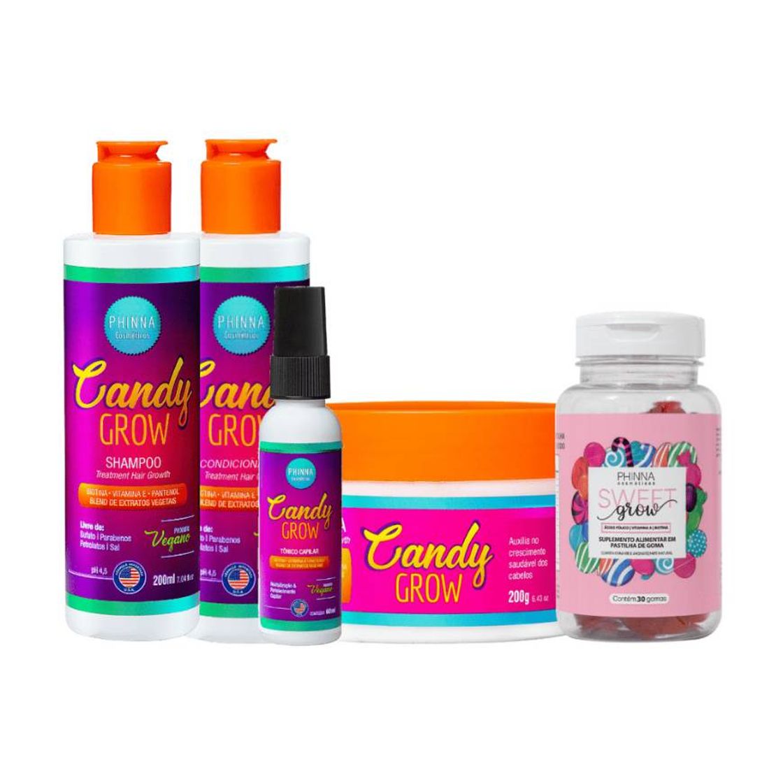 Moda Kit-completo-linha-candy-grow-shampoo-condicionador-mascara ...