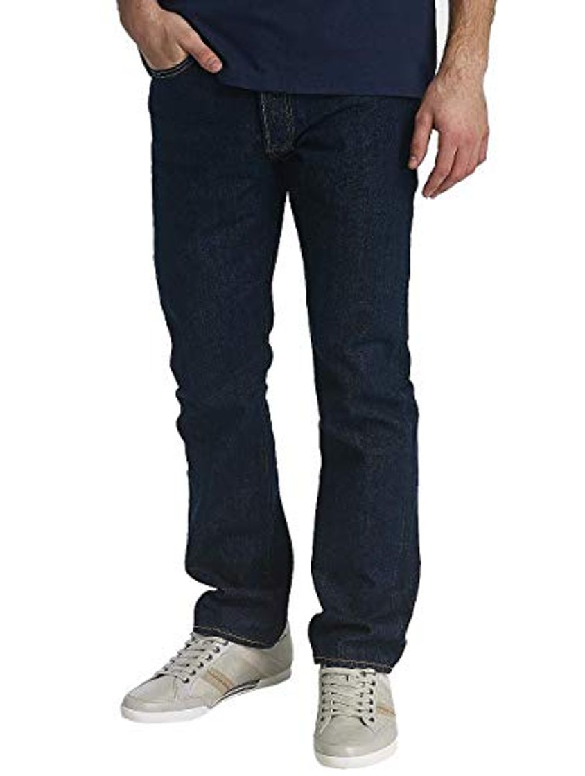 Moda Levi's 501 Original Fit- Vaqueros para hombre, Azul