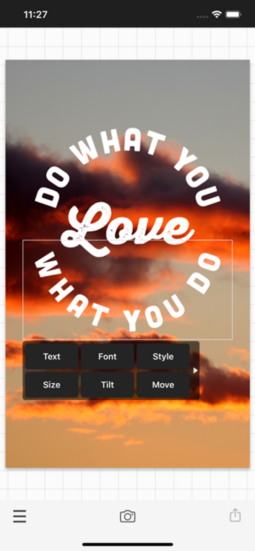 App Phonto - Text on Photos