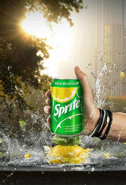 Moda Sprite | Bebida refrescante de lima y limón baja en azúcar