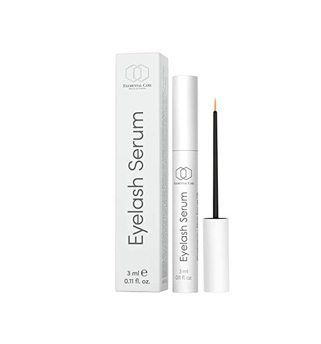 Producto PRECIO DE LANZAMIENTO Serum Crece Pestañas 3ml – Serum Eyelashes y Cejas Efecto Pestañas Postizas con Acido Hialuronico – Cosmetica Natural Belleza de Pestañas de Elemental Care Hecho en Alemania