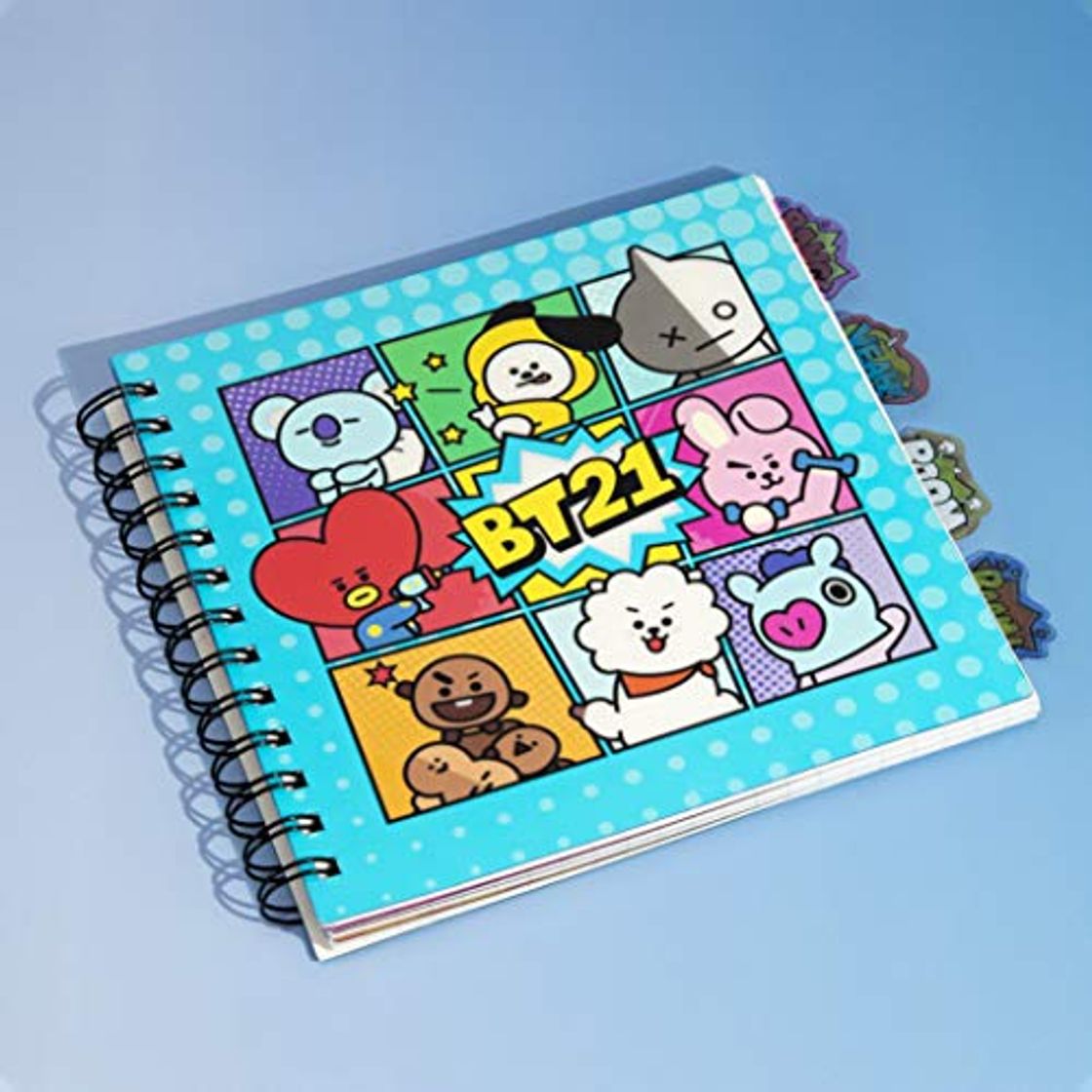 Social BT21 - Cuaderno con divisores