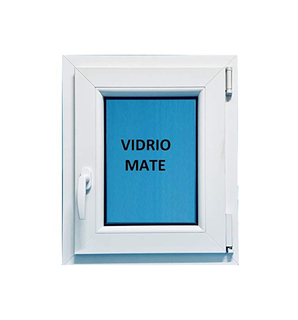 Productos V01M) Ventana Pvc Baño 500x600 Oscilobatiente Derecha Climalit Mate