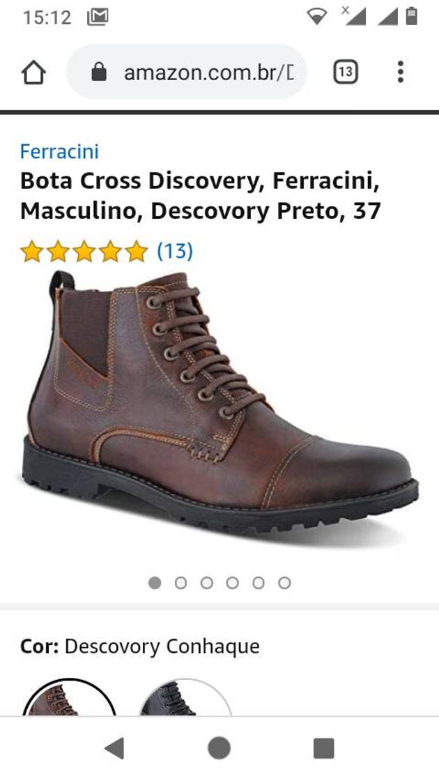 Fashion Bota Cross Discovery, Ferracini, Masculino, Descovory Conhaque ...