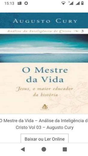 O Mestre da Vida – Análise da Inteligência de Cristo Vol 03 ...