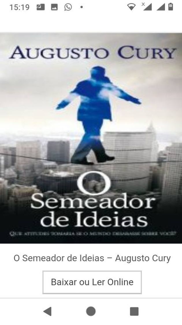 Moda O Semeador de Ideias – Augusto Cury 