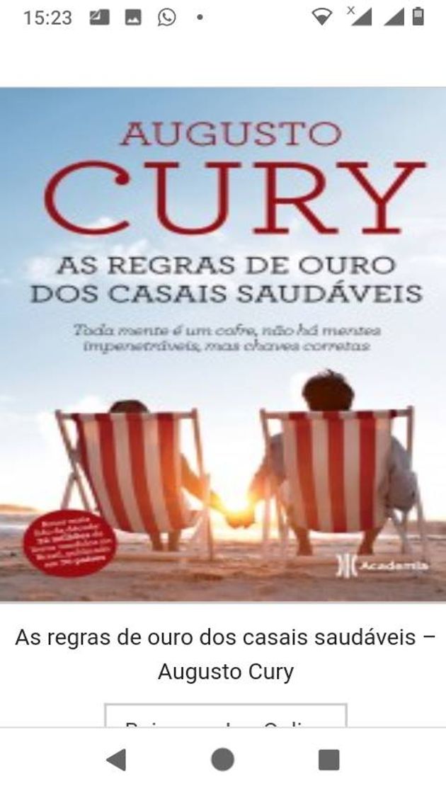 Fashion As regras de ouro dos casais saudáveis – Augusto Cury 