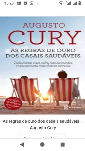 As regras de ouro dos casais saudáveis – Augusto Cury 