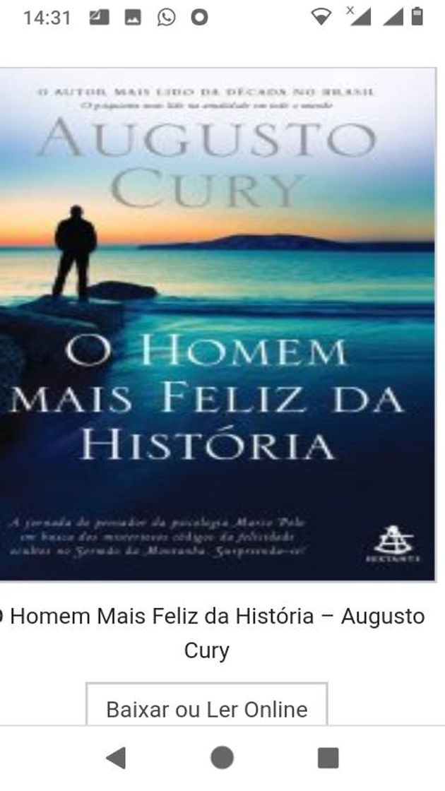 Fashion O Homem Mais Feliz da História – Augusto Cury 