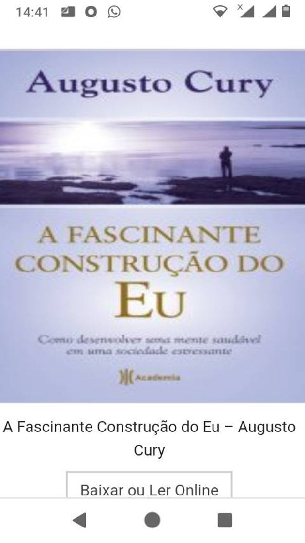 Fashion A Fascinante Construção do Eu – Augusto Cury 