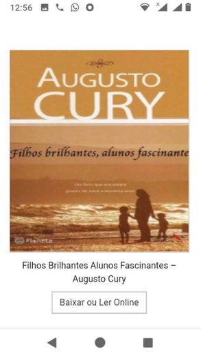 Filhos Brilhantes Alunos Fascinantes – Augusto Cury