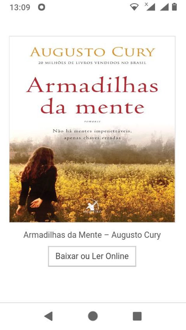 Fashion Armadilhas da Mente – Augusto Cury 