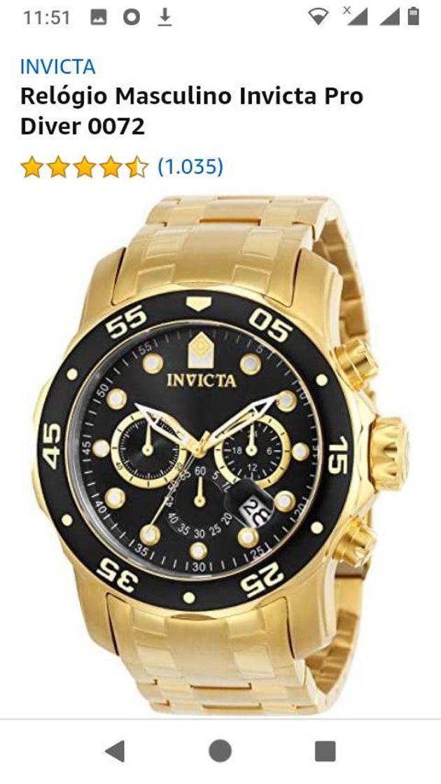 Moda Relógio Masculino Invicta Pro Diver 0072: Invicta: Amazon.com.br ...