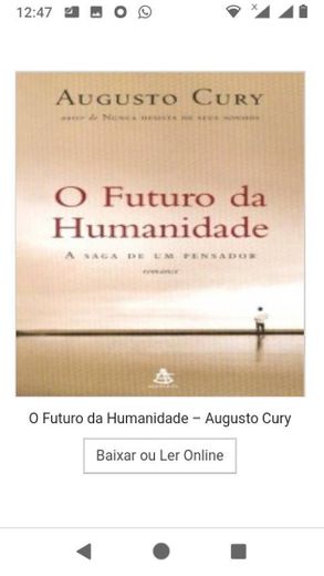 O Futuro da Humanidade – Augusto Cury 