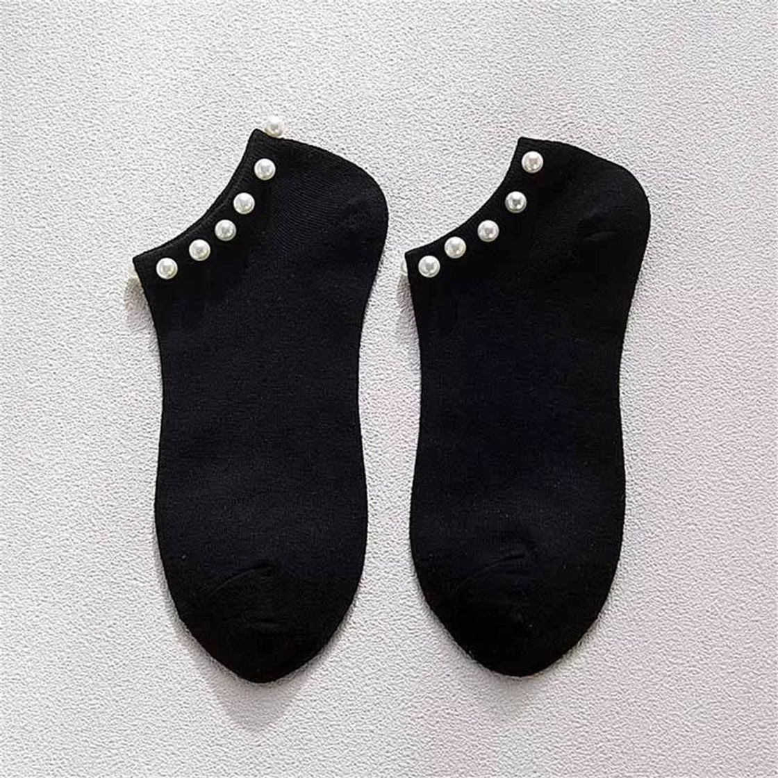 Fashion Calcetines con perlas