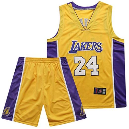 Basketball Jersey Lakers #24 Bryant Camiseta de Jugador de Baloncesto para Hombres