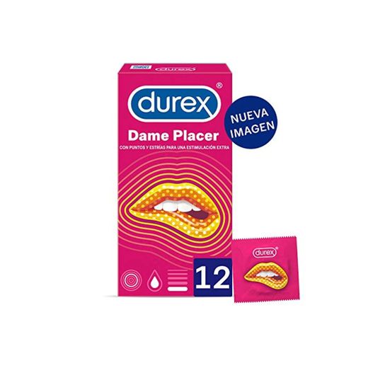 Durex Preservativos Dame Placer con Puntos y Estrías