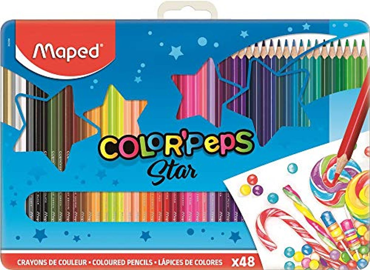 Producto Maped Color 'Peps –48 Lápices de colores en caja de metal Colores Surtidos