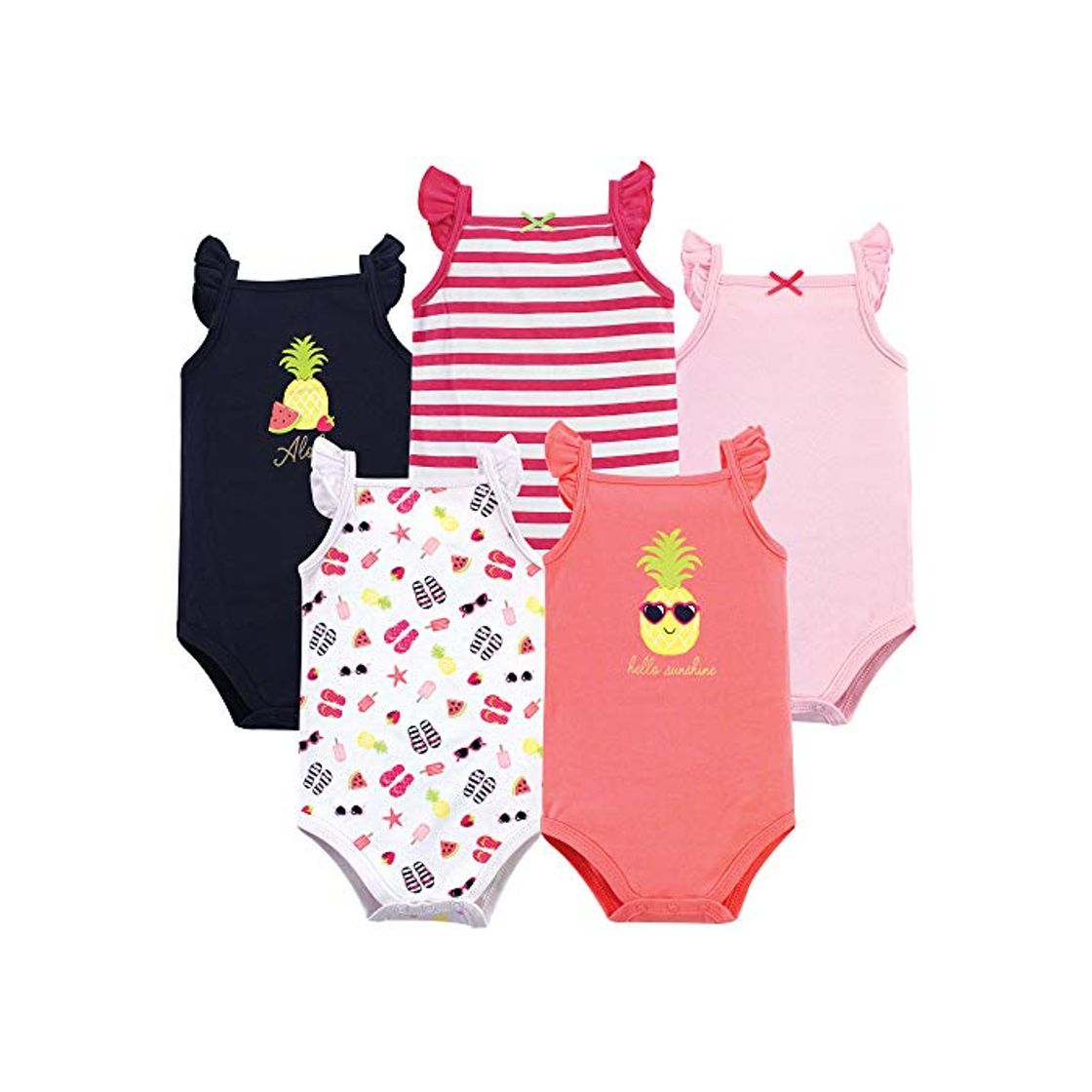 Moda Hudson Baby Baby Boys' Sleeveless Bodysuits