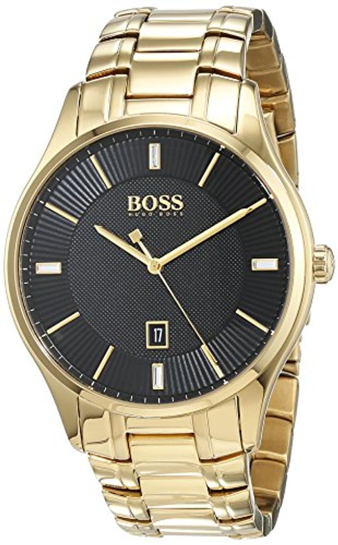 Social Hugo BOSS Reloj Análogo clásico para Hombre de Cuarzo con Correa en