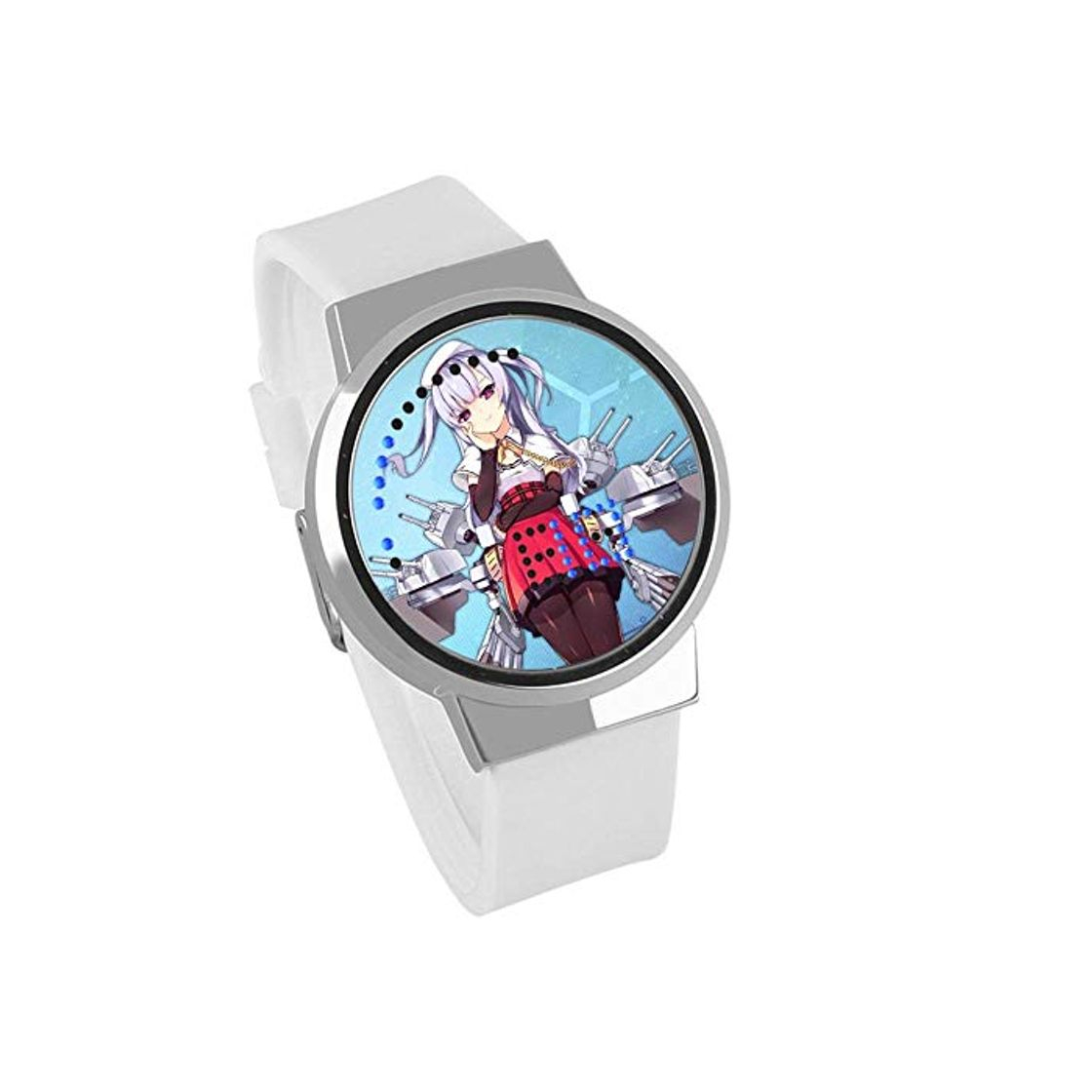 Moda Relojes de Pulsera Anime Que Rodea El Elemento Secundario Loli Led Pantalla Táctil Reloj Impermeable  O