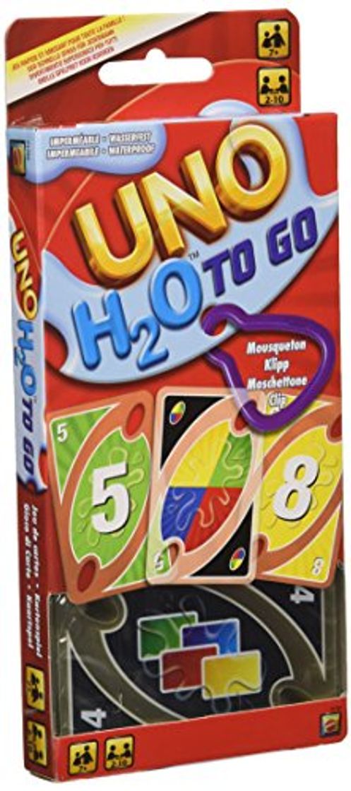 Social Mattel Games UNO H20 To Go juego de cartas