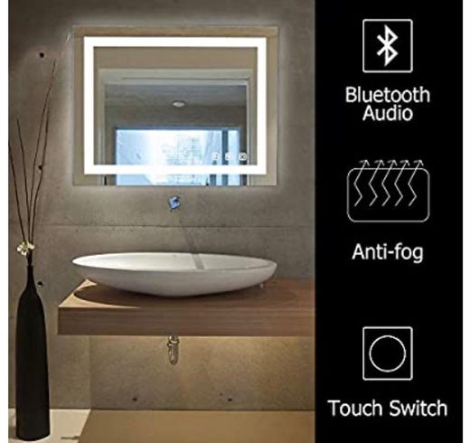 Bonnol LED Mirror with Bluetooth 