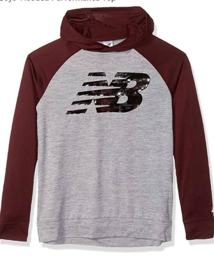 Boys Hooded Performance Top