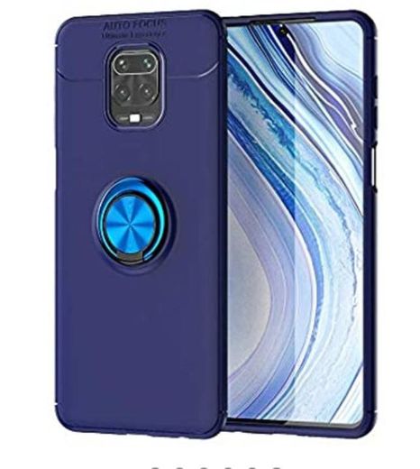 LEMAXELERS Redmi Note 9 Pro Case, Soft TPU Ultrathin Anti-Fa