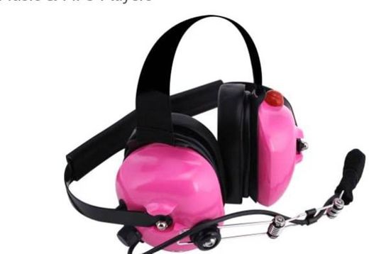 Rugged Radios H42-PINK Behind The Head Two-Way Radio Headset