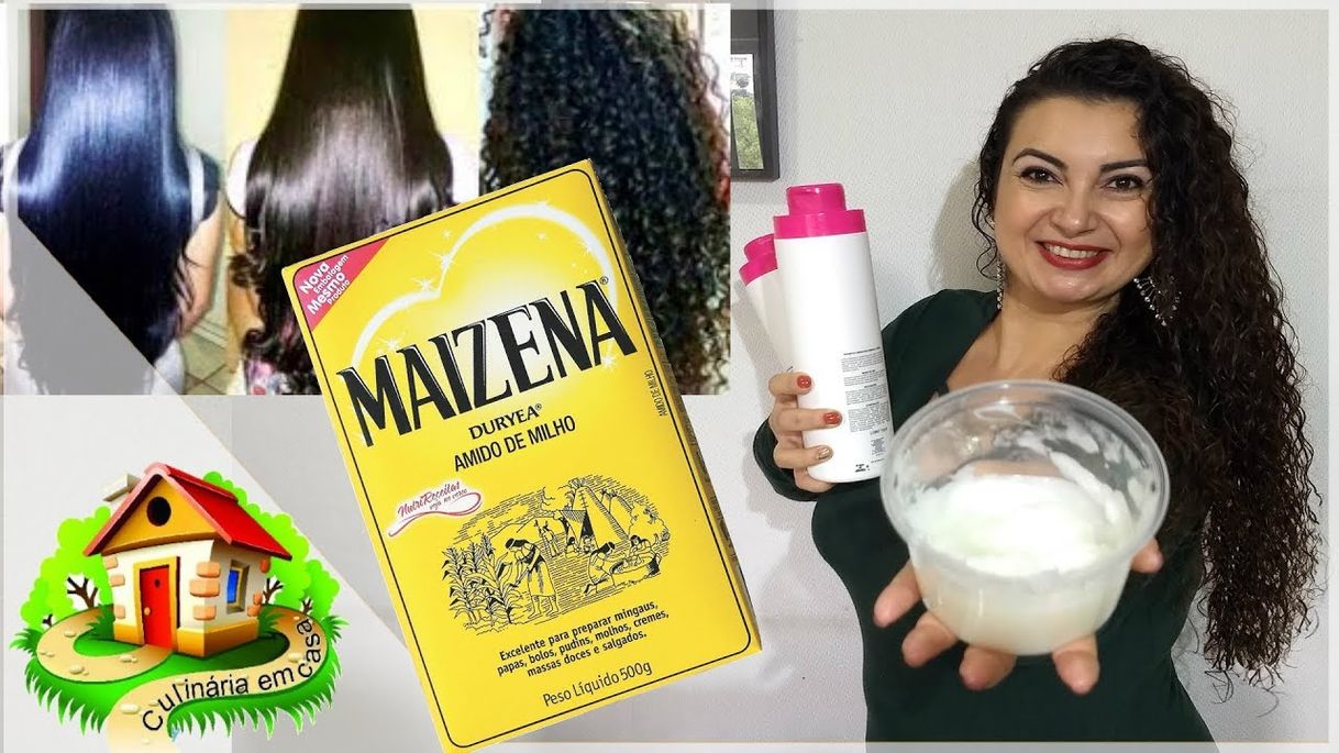 Fashion Hidratação de cabelo com Maizena