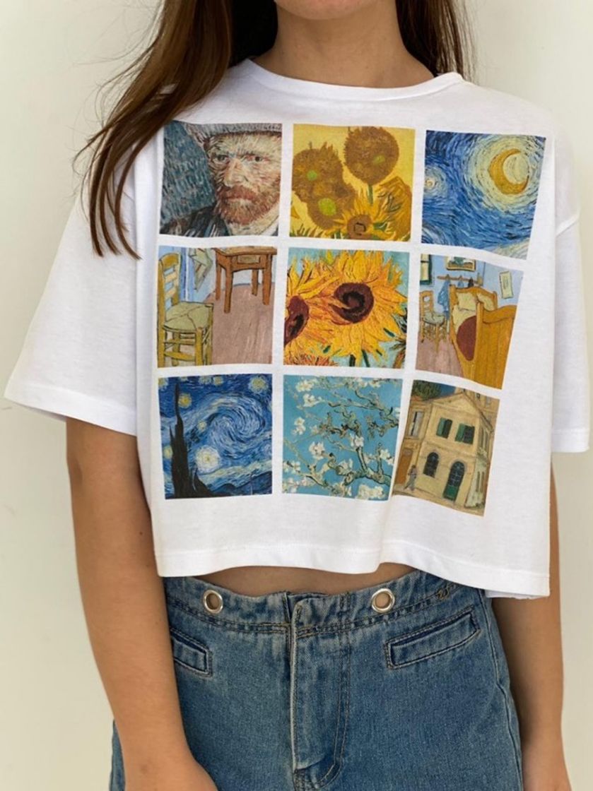 Fashion Cropped Van Gogh 