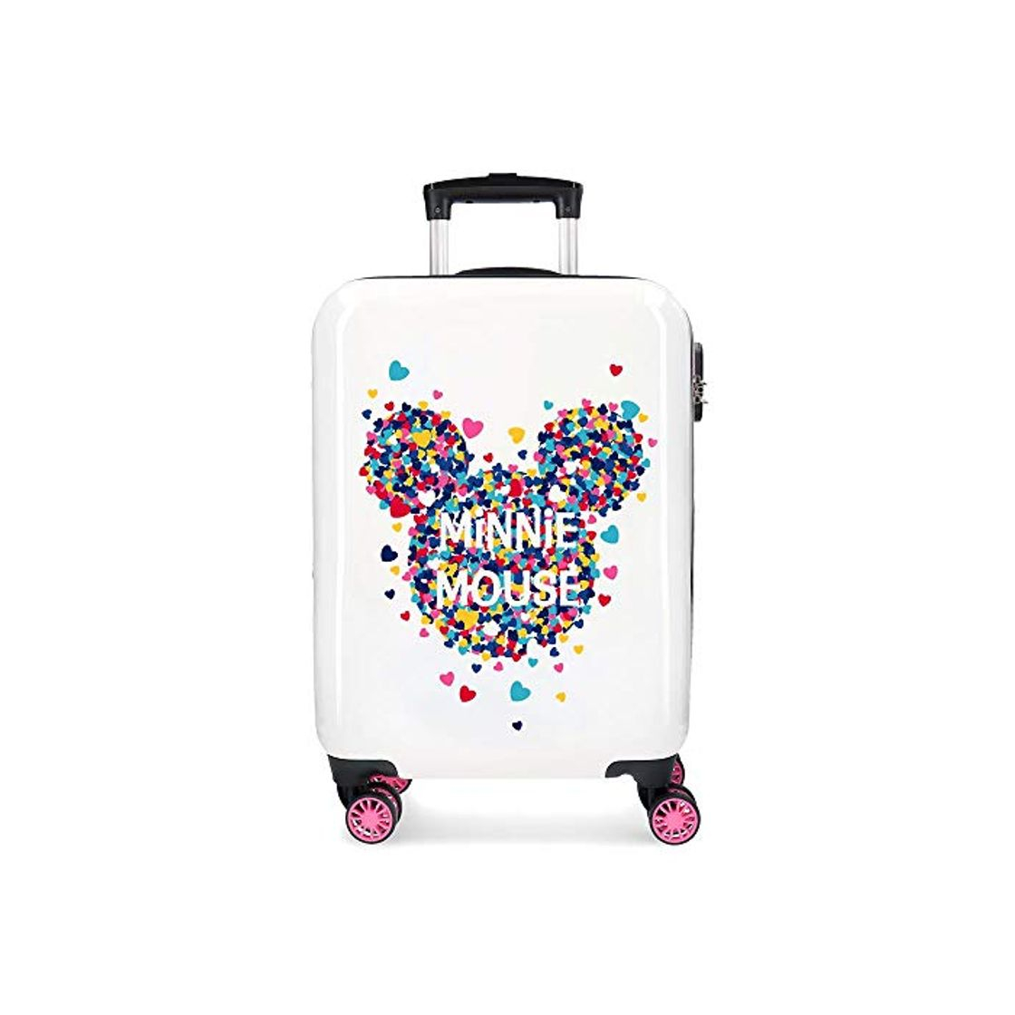 Producto Maleta de cabina Minnie Magic corazones rígida 55cm