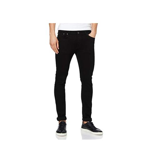 Jack & Jones Jjiliam Jjoriginal Am 816 Noos Vaqueros Skinny, Negro