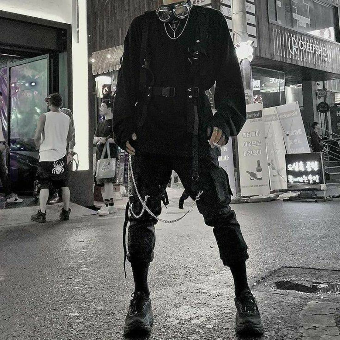 Moda Techwear dark🖤⛓