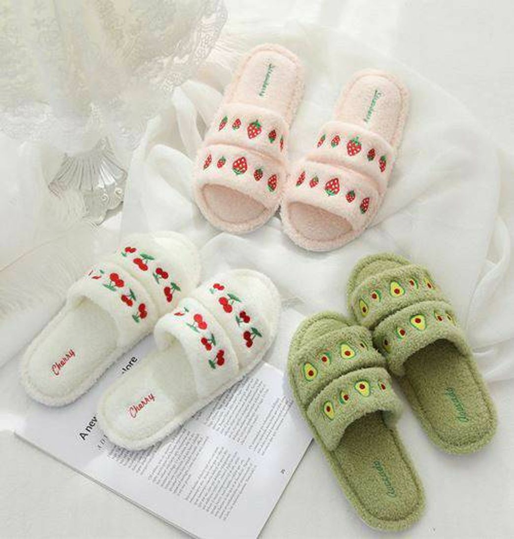 Fashion strawberry cherry soft sandal slippers 