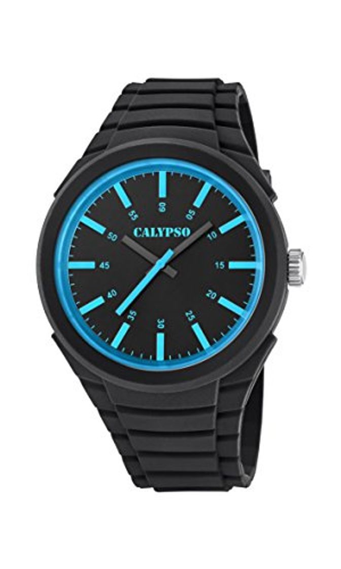 Moda Calypso Reloj Análogo clásico para Hombre de Cuarzo con Correa en Plástico