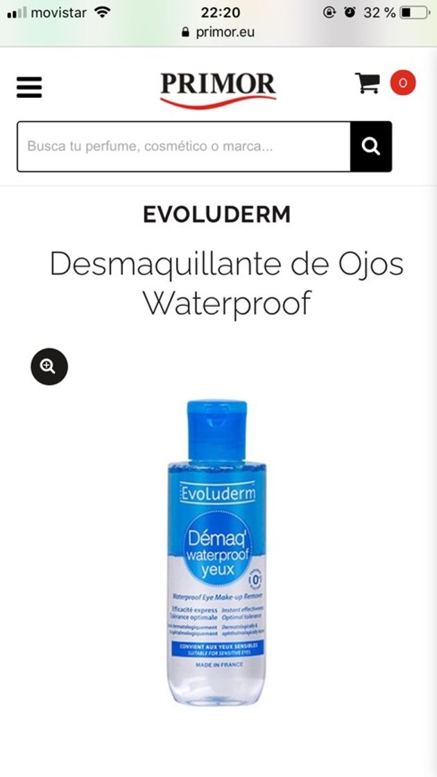 Product Desmaquillante de ojos 