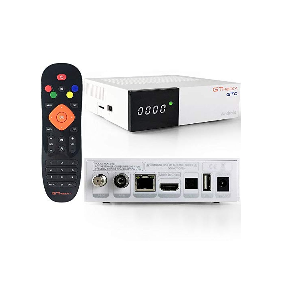 Products GT MEDIA GTC Receptor Satelite Decodificador TDT Android 6.0 TV Box 4K